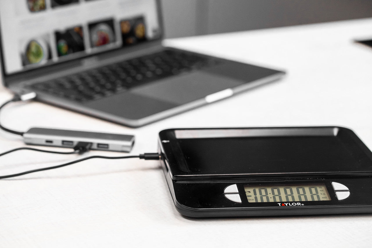 Taylor Pro Digital Kitchen Scale 5kg USB Rechargeable - view 3