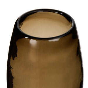 Amalfi Isha Vase Moss Green - glass vase