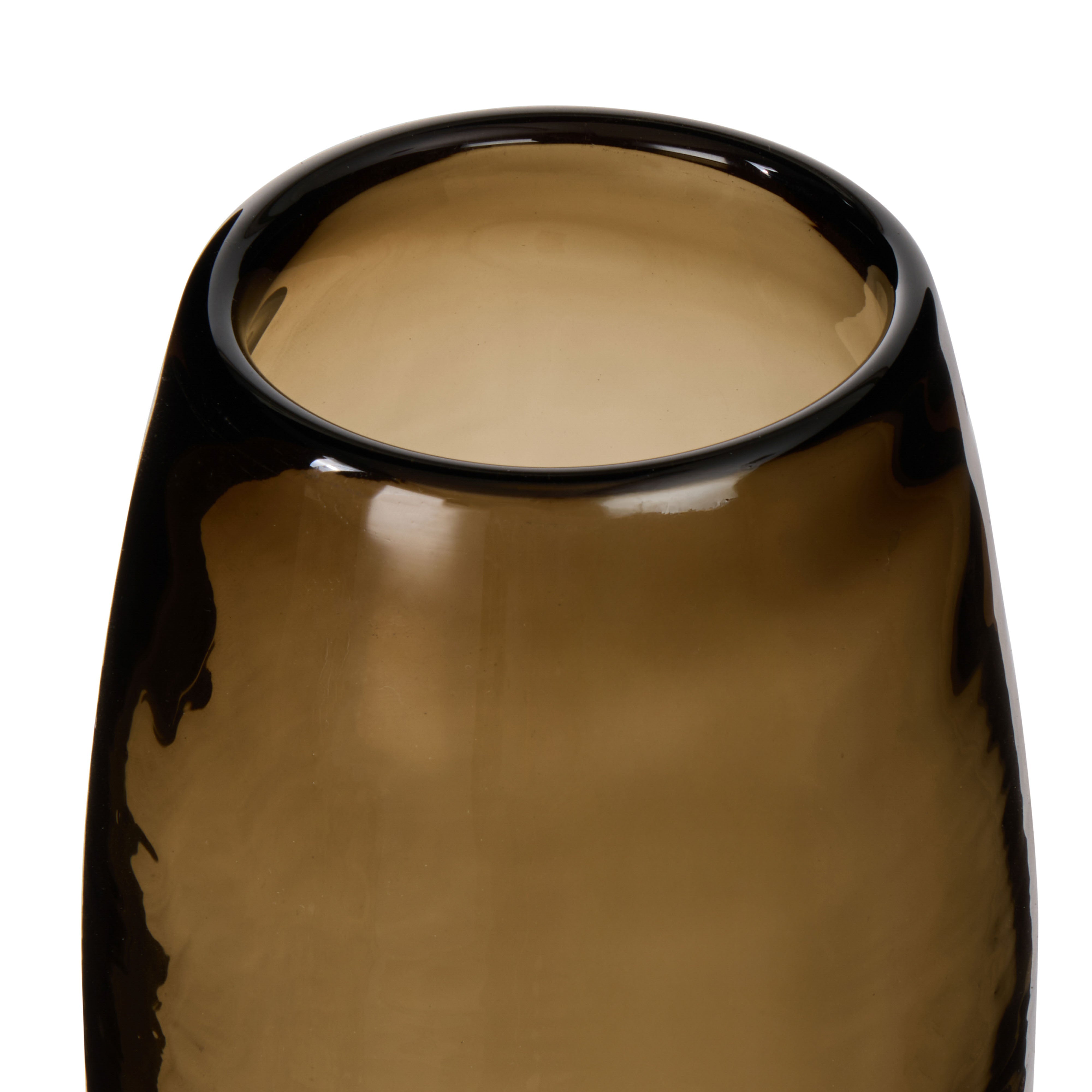 Amalfi Isha Vase Moss Green - glass vase