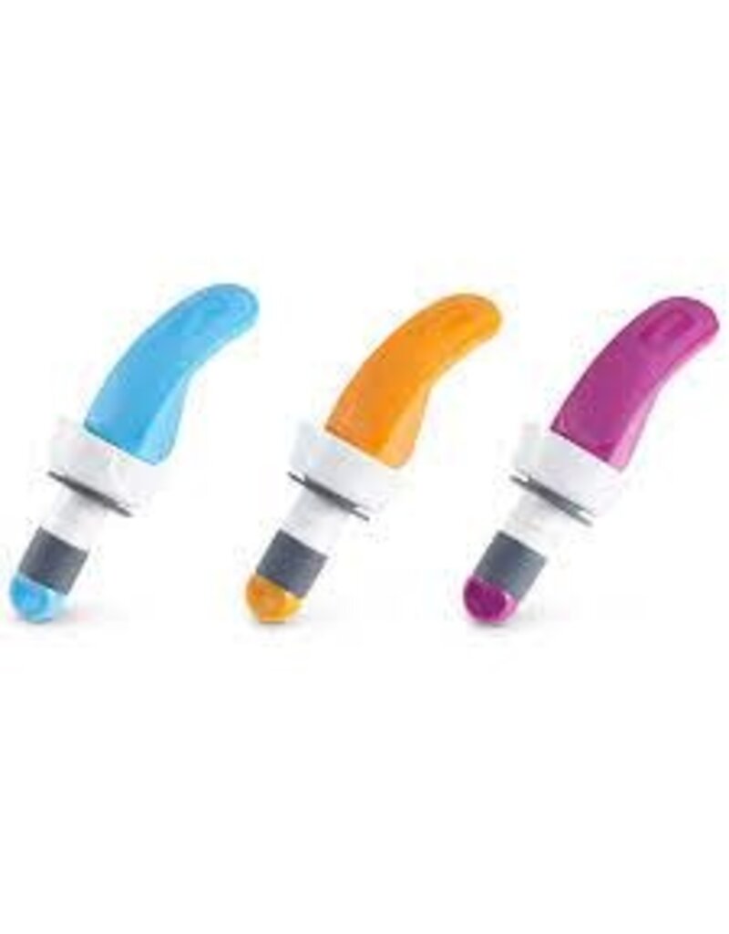 Zyliss Easy-Seal Bottle Stopper Assorted - single leak-proof wine and beverage stopper