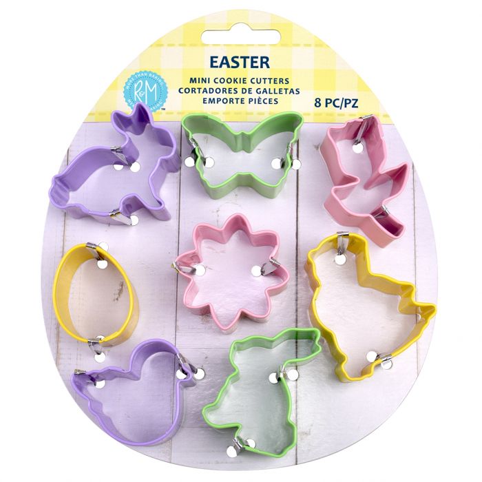 Mini Easter Cookie Cutter Set 8 (Asst. Colours)