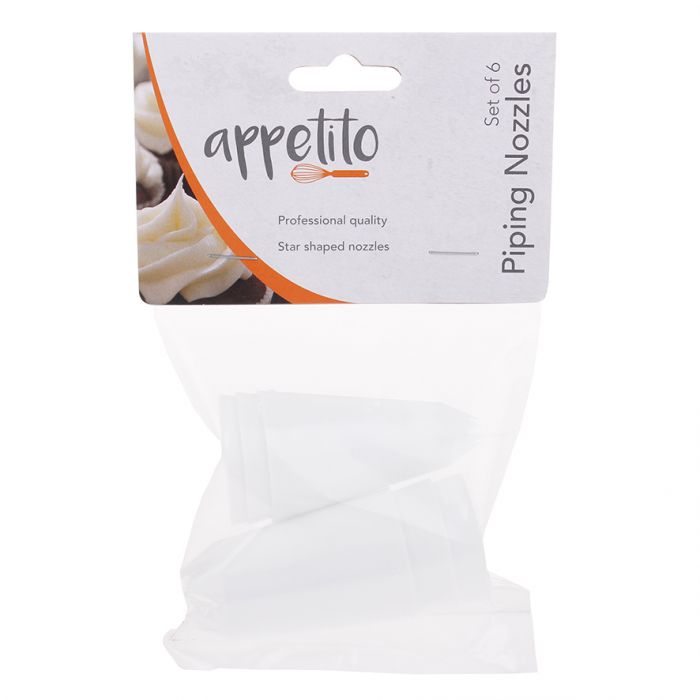 Assorted Piping Nozzles Set of 6 – Appetito