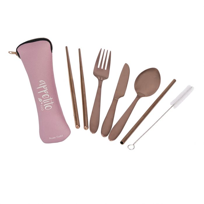Traveller's Cutlery Set Assorted Colours