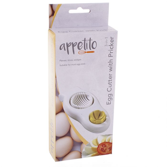 Egg Cutter W/Piercer 3-in-1