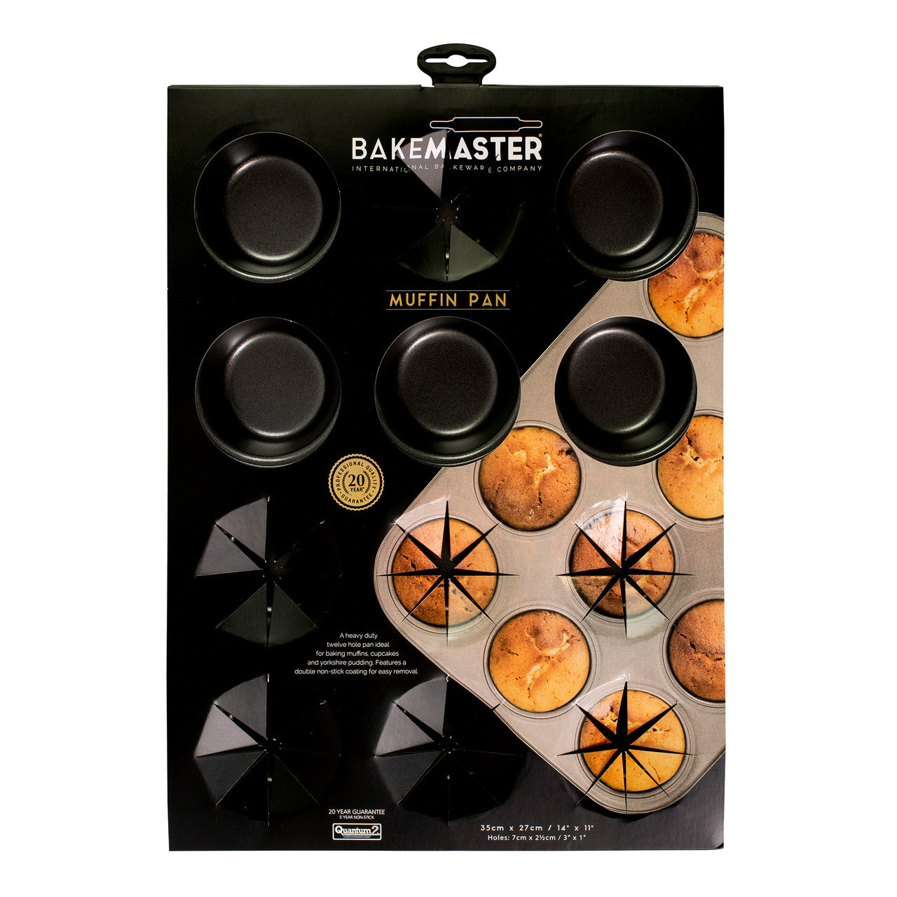 Bakemaster Muffin/Cupcake Pan - 12 Cup