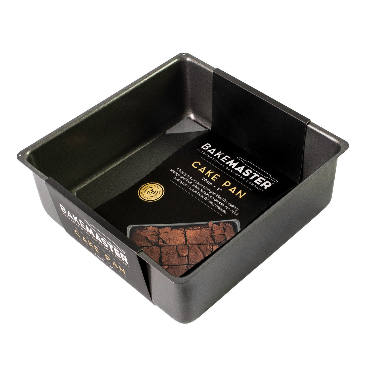 Loose Base Square Deep Cake Pan - BakeMaster