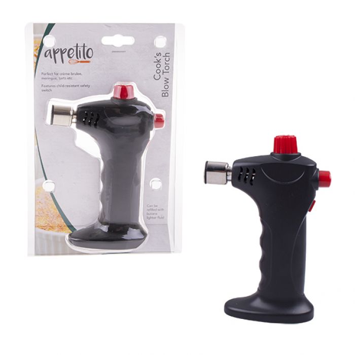 Appetito Cook's Blow Torch - Black