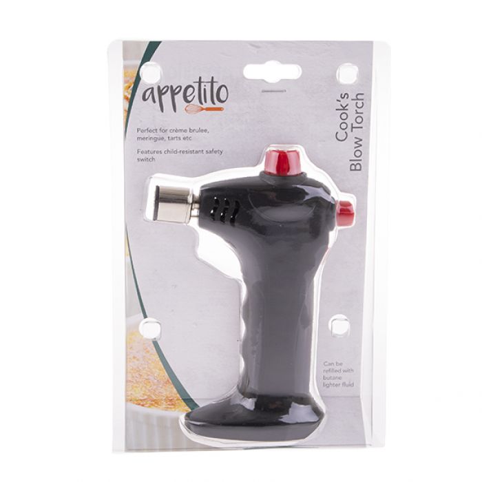 Appetito Cook's Blow Torch - Black