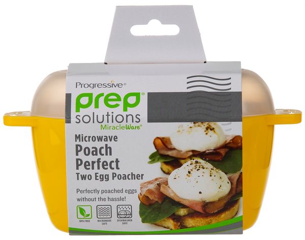 Microwave Poach Perfect 2 Egg Cooker