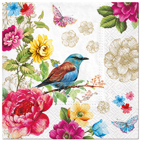 Lunch Napkins 33cm Bird of Paradise