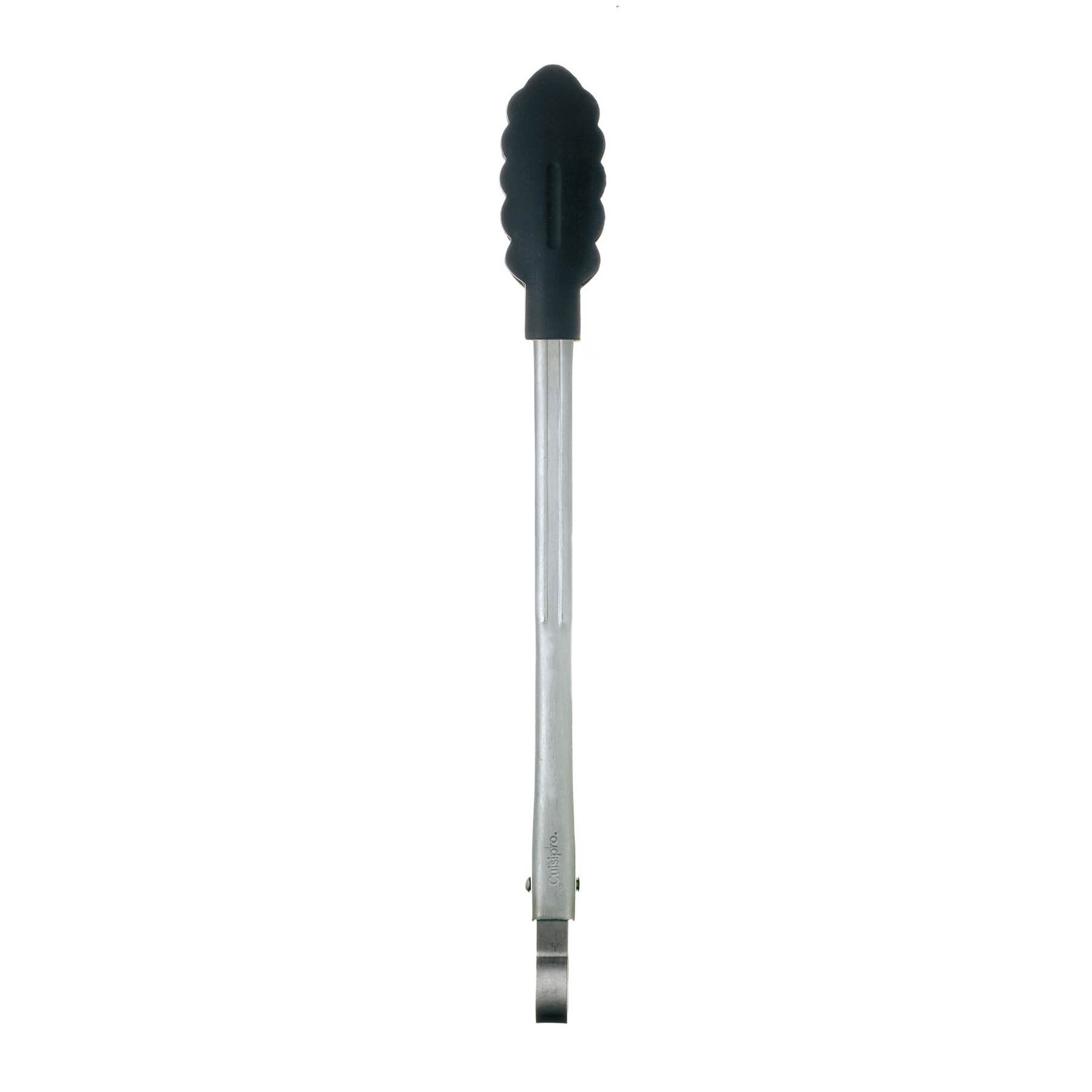 Cuisipro Silicone Locking Tongs- 18cm Black