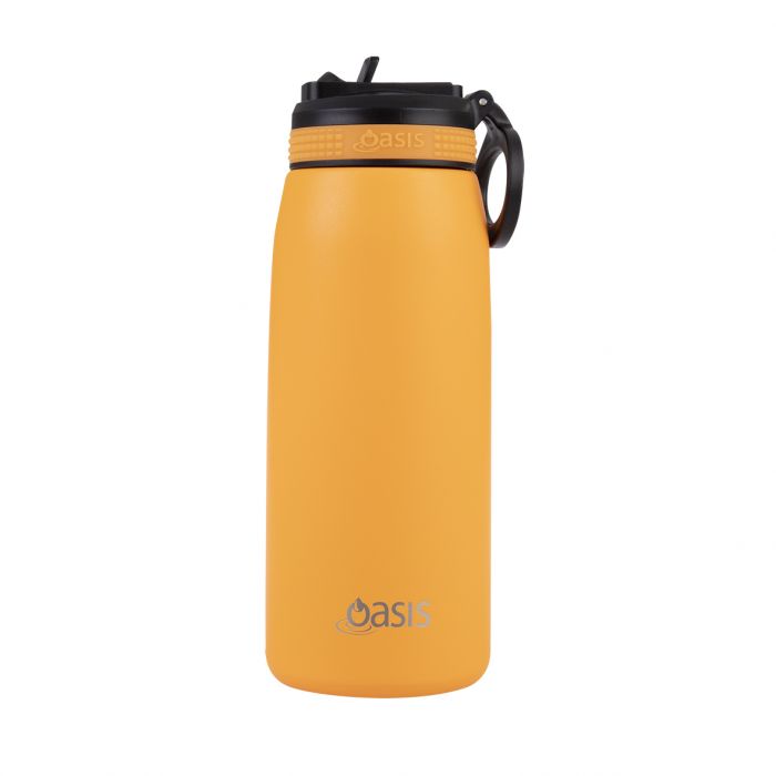 Sports Bottle W/ Sipper Spout 780ml - Neon Orange