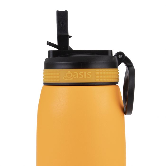 Sports Bottle W/ Sipper Spout 780ml - Neon Orange