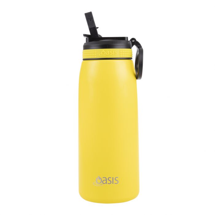 Sports Bottle W/ Sipper Spout 780ml - Neon Yellow