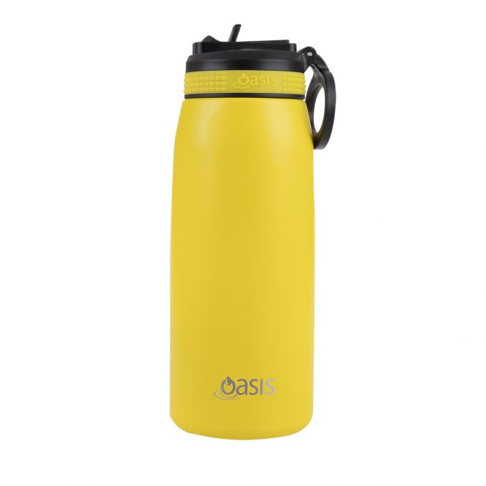 Sports Bottle W/ Sipper Spout 780ml - Neon Yellow