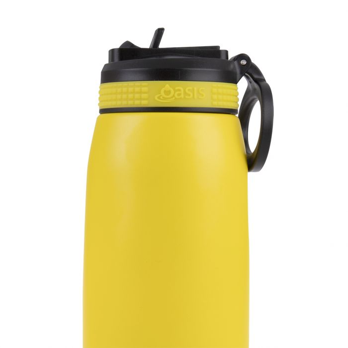 Sports Bottle W/ Sipper Spout 780ml - Neon Yellow
