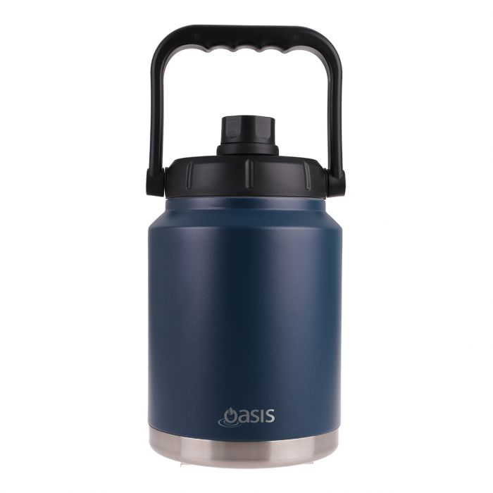 Oasis Double Wall Insulated Navy - Jug W/ Carry Handle 2.1 Litre