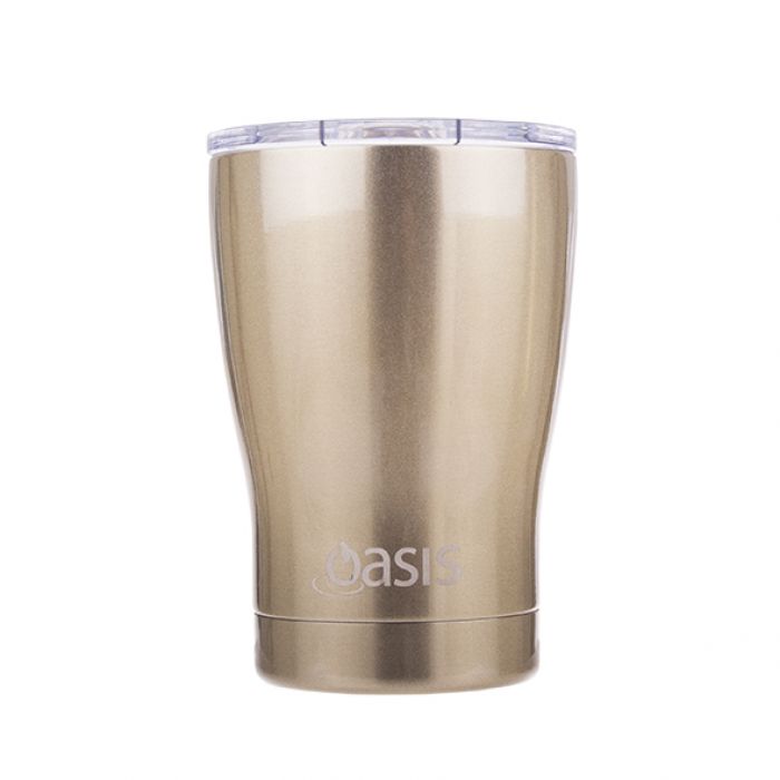 Travel Cup W/Lid 350ml - Champagne