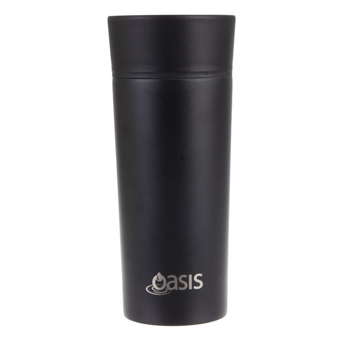 Double Wall Insulated Travel Mug 360ml - Black