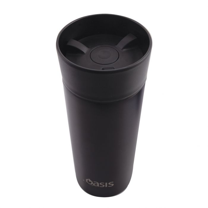 Double Wall Insulated Travel Mug 360ml - Black