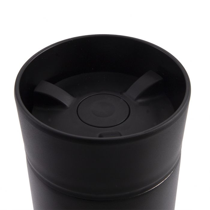 Double Wall Insulated Travel Mug 360ml - Black