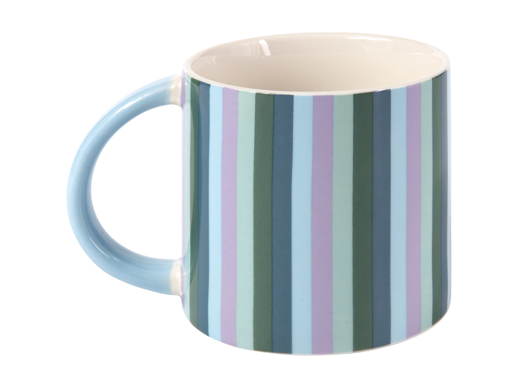 Power Pop Stripes Mug 400ML Lilac