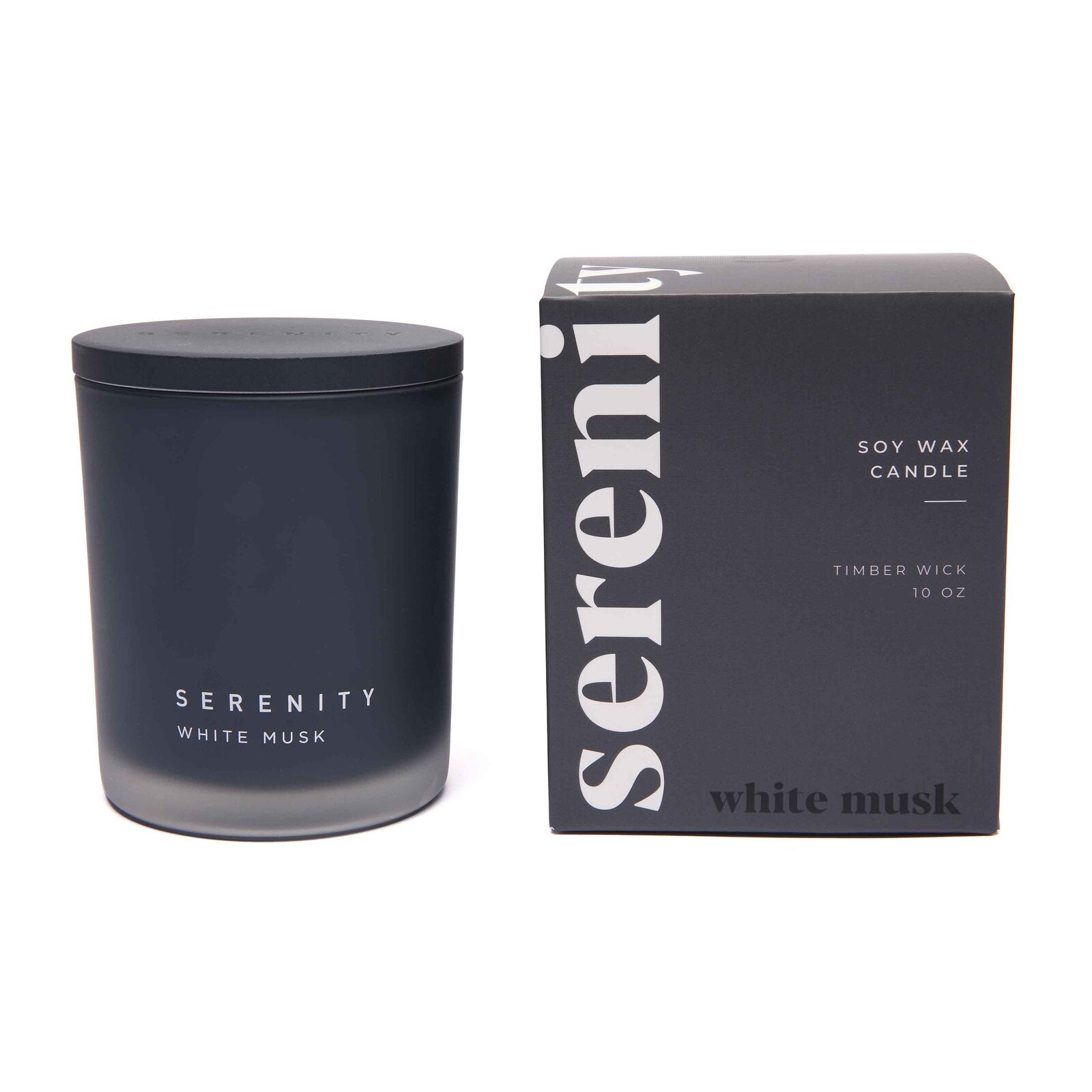 White Musk Serenity Scented Jar Candle