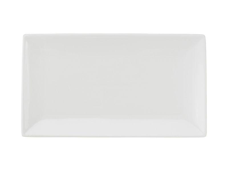 White Basics Rectangular Platter 34x19cm – Maxwell & Williams
