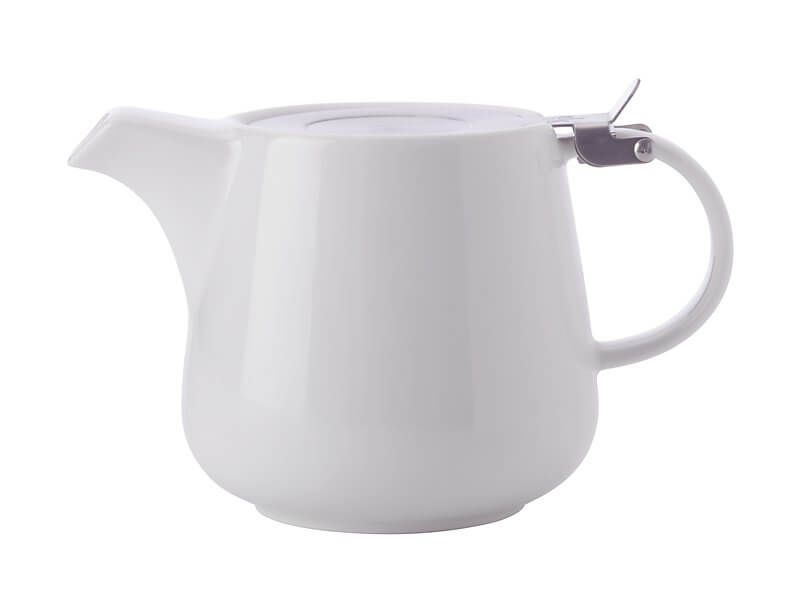 White Basics Teapot with Infuser 1.2L