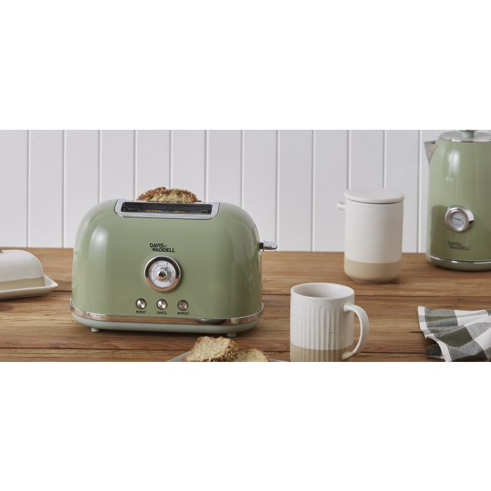 Manor Electric 2 Slice Toaster - Green