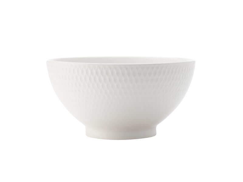 White Basics Diamonds Rice Bowl 15cm