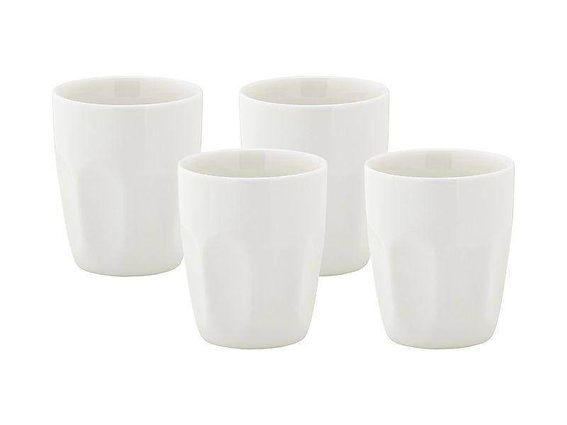 White Basics Latte Cup 200ml Set of 4 Gift Boxed – Maxwell & Williams