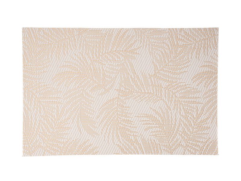 Table Accents Placemat 45x30cm Frond Gold White