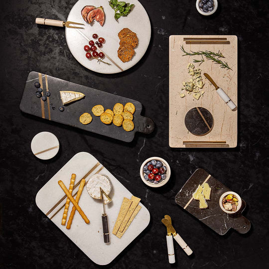 Emerson Marble Grazing Board – Black – Tempa