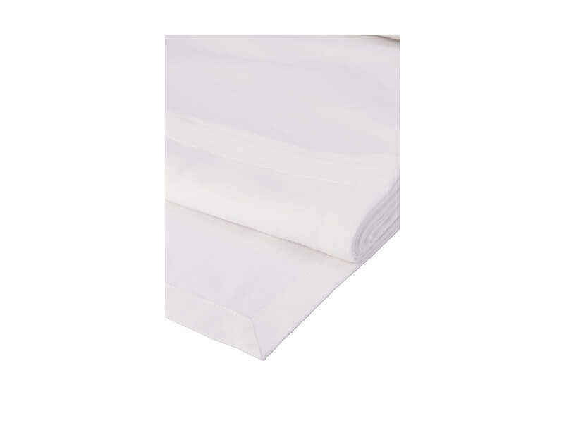 Cotton Classics Rectangular Tablecloth 300x150cm Snow