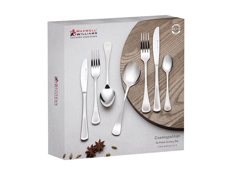 Cosmopolitan 56pc Cutlery Set Gift Boxed