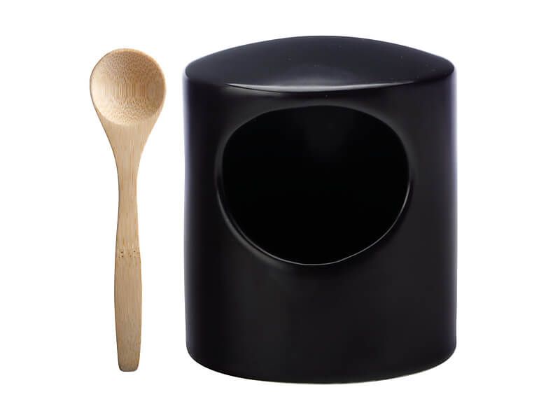 Epicurious Salt Pig Black Epicurious