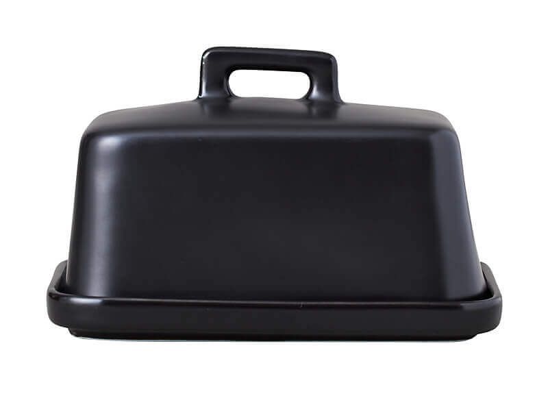 Epicurious Butter Dish- Black