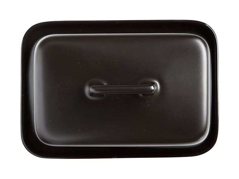 Epicurious Butter Dish- Black