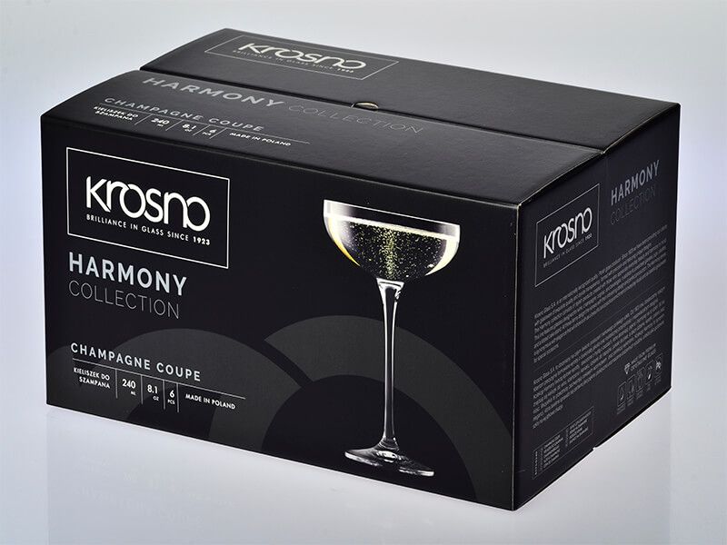 Harmony Champagne Coupe 240ML 6pc