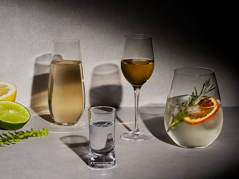 Harmony Stemless Flute 250ML set of 6