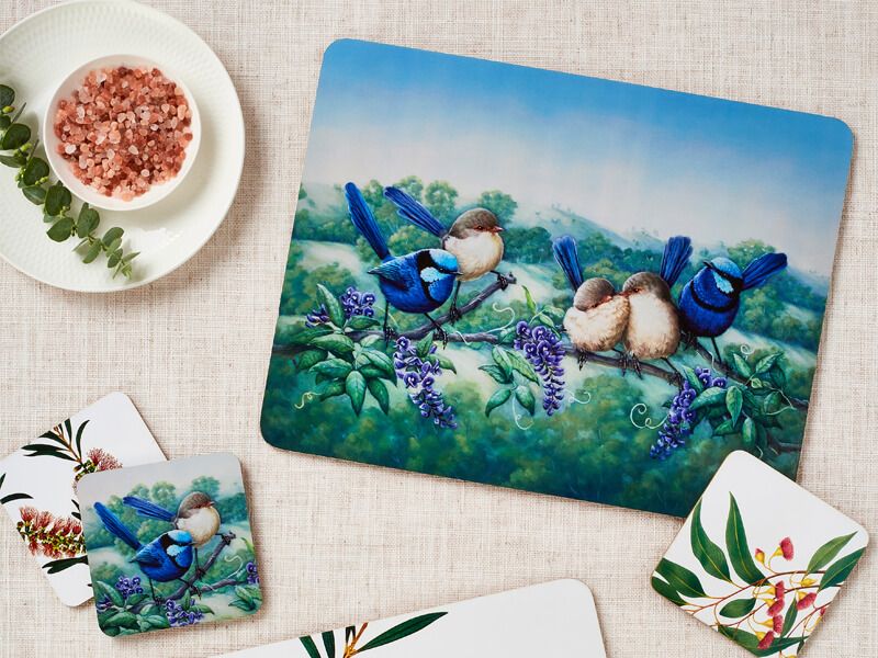 Birds of Australia Placemat 34x26.5cm Set of 4 Maxwell & Williams