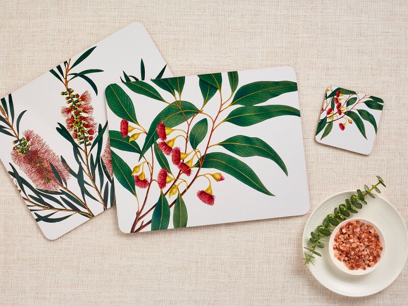 Royal Botanic Gardens Cork Back Placemat 34x26.5cm Set of 4
