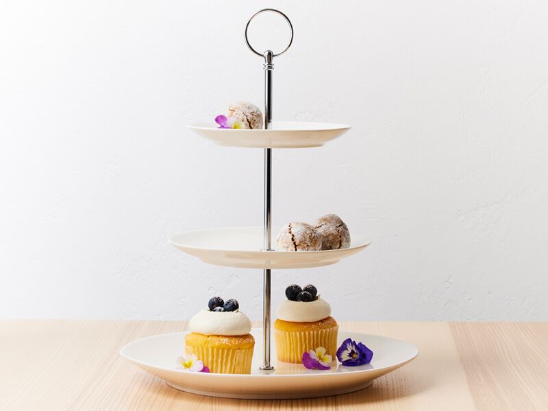 White Basics 3 Tiered Cake Stand