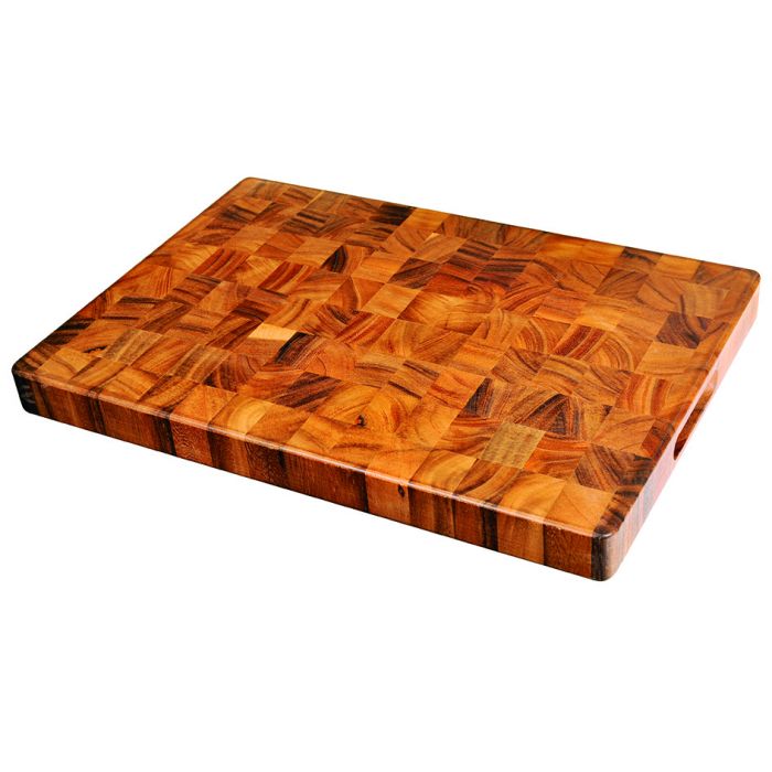 Acacia End Grain Cutting Board 50 x 35cm – Natural Hardwood