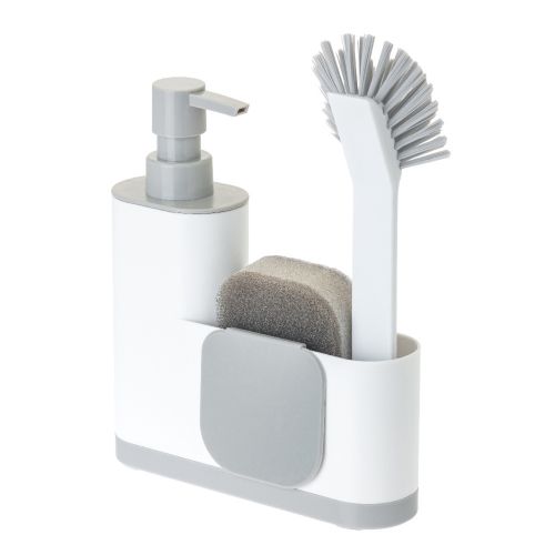 White Monobloc 4 pc Sink Caddy Set