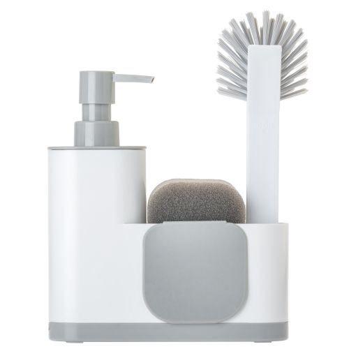 White Monobloc 4 pc Sink Caddy Set