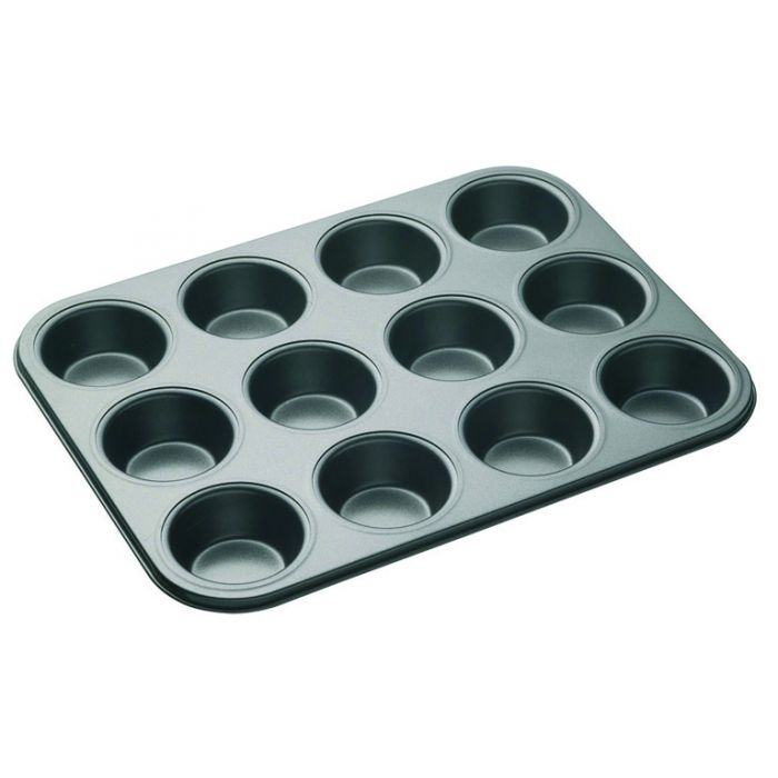 M/PRO NON STICK 12 CUP MUFFIN/CUPCAKE PAN