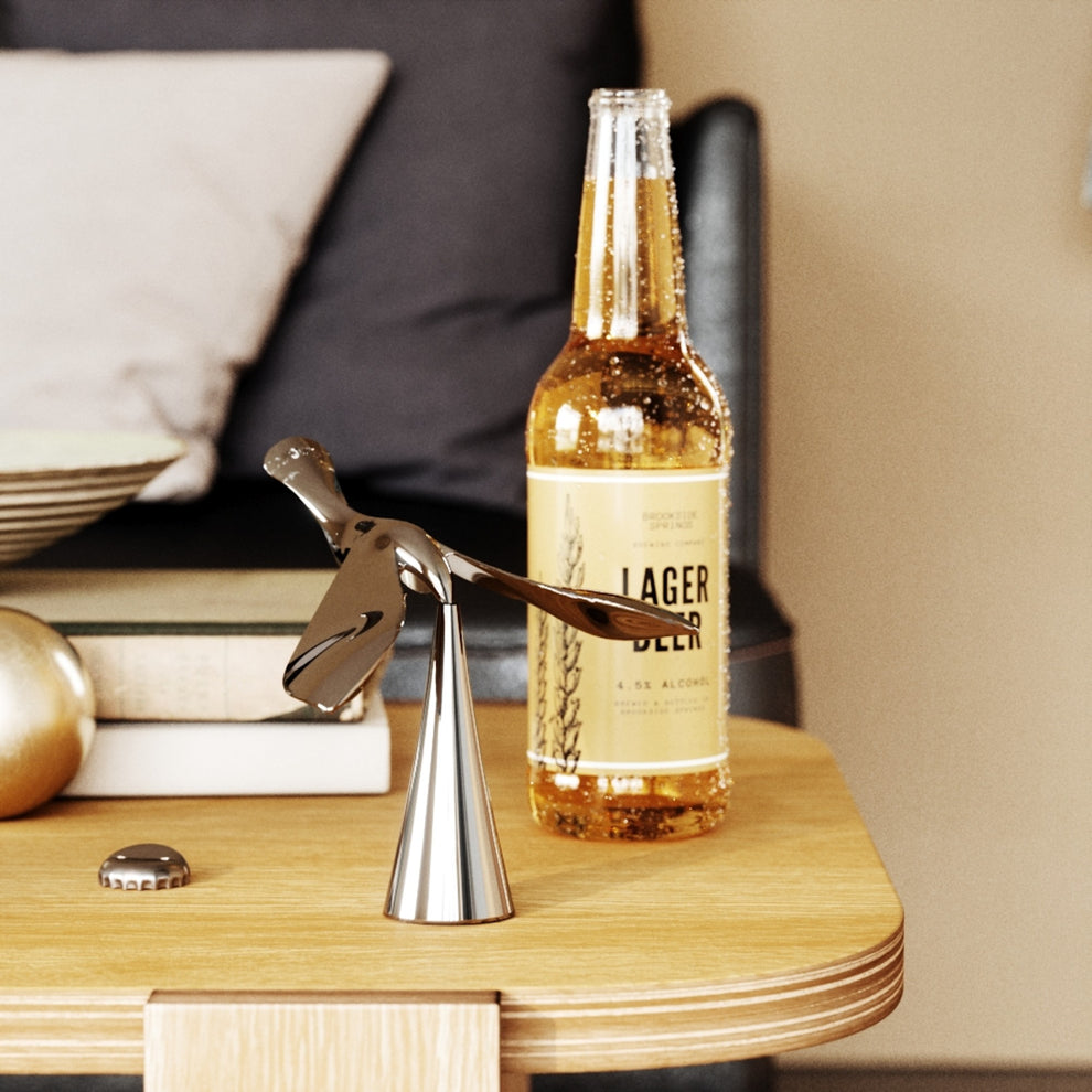 Tipsy Bottle Opener Chrome